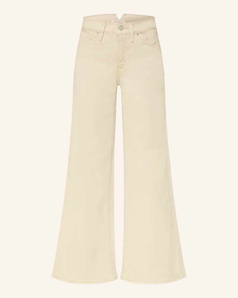 Levi's Wide Leg Jeans 318 SHAPING Hellgelb
