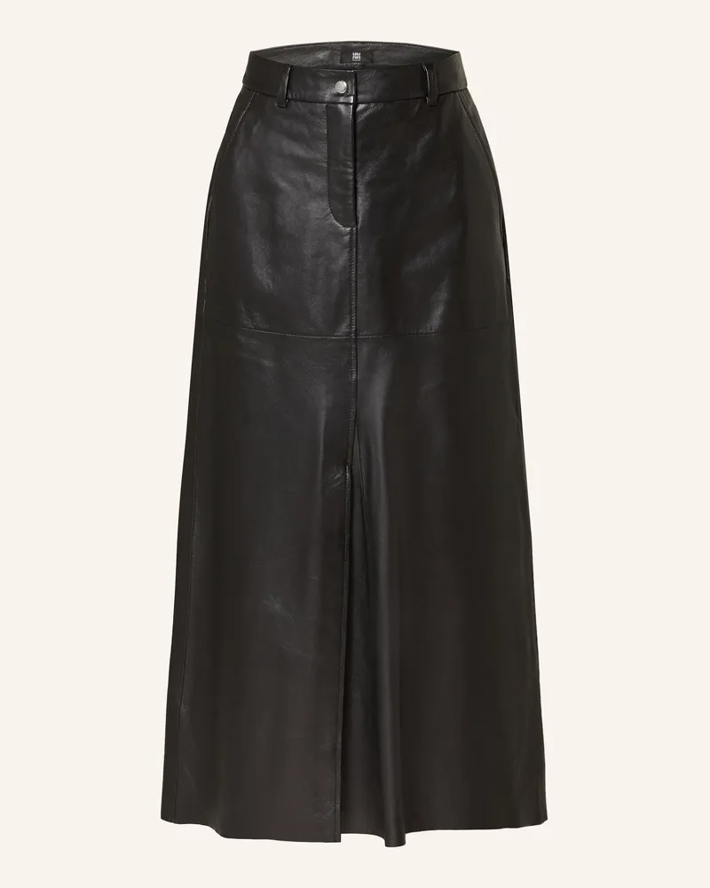 Riani Lederrock schwarz Schwarz