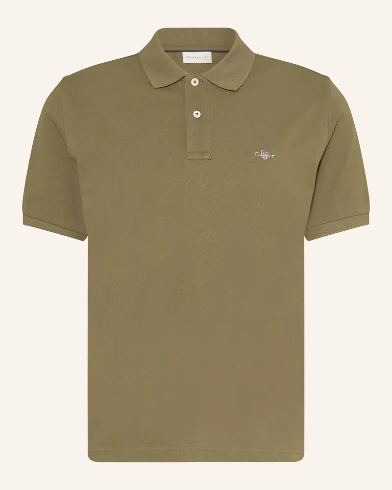 Gant Piqué-Poloshirt Khaki