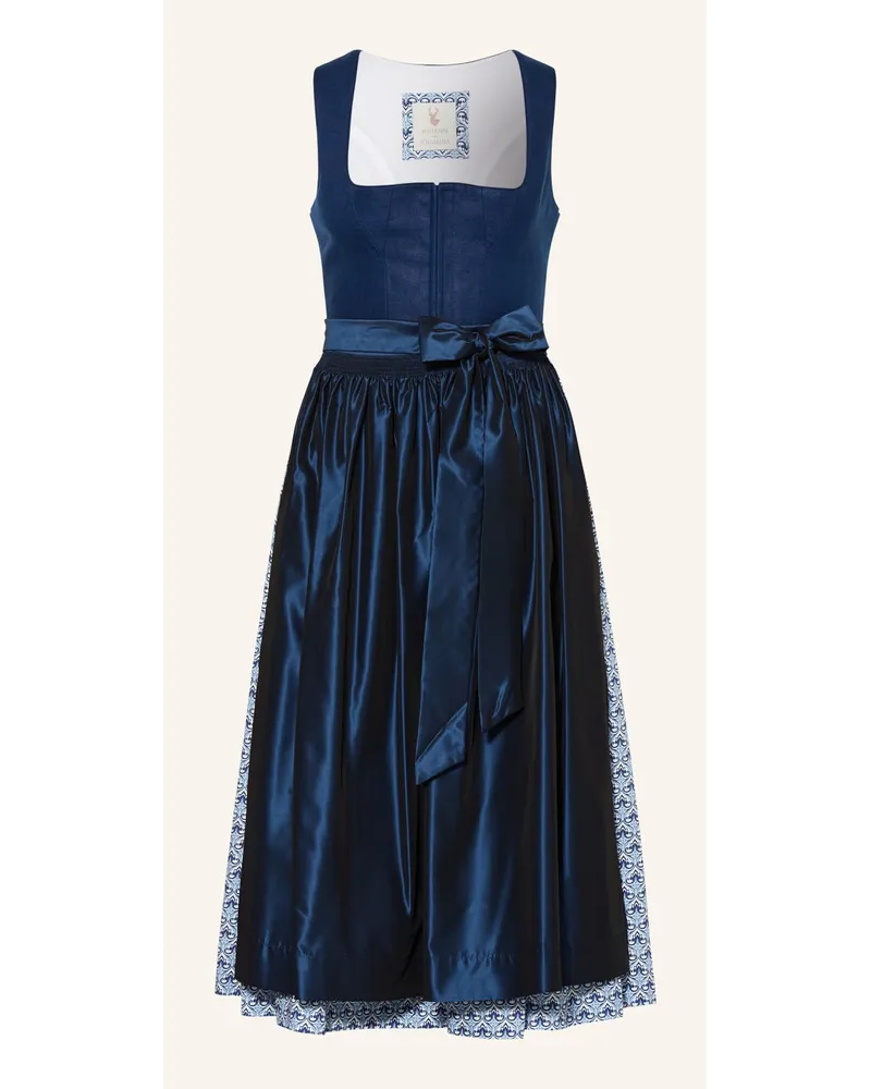 Johann & Johanna Dirndl WIESSEE mit Leinen Blau