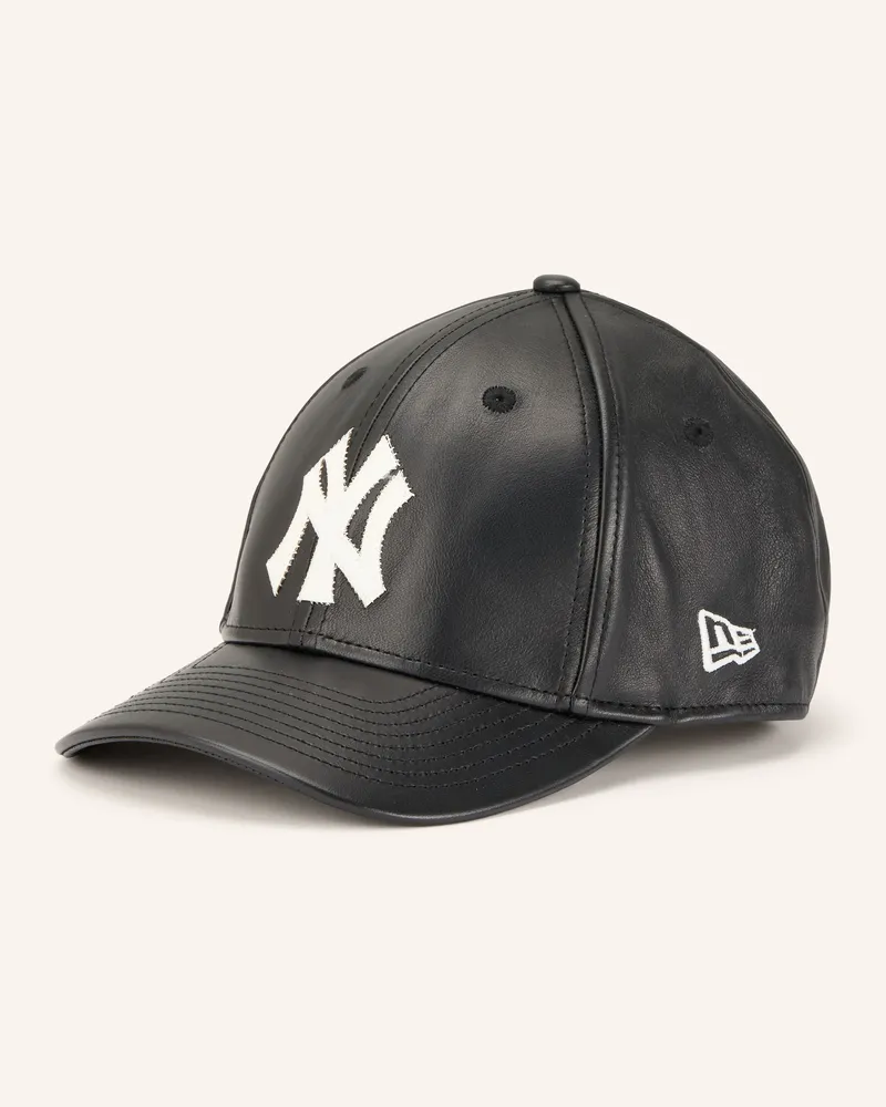 New Era Leder-Cap 9forty® M-Crown schwarz Schwarz