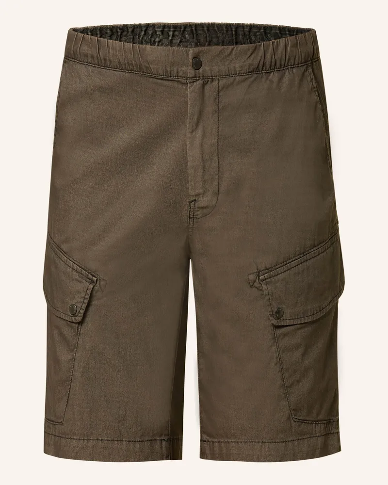 Napapijri Cargoshorts N-Senio Regular Fit schwarz Dunkelbraun