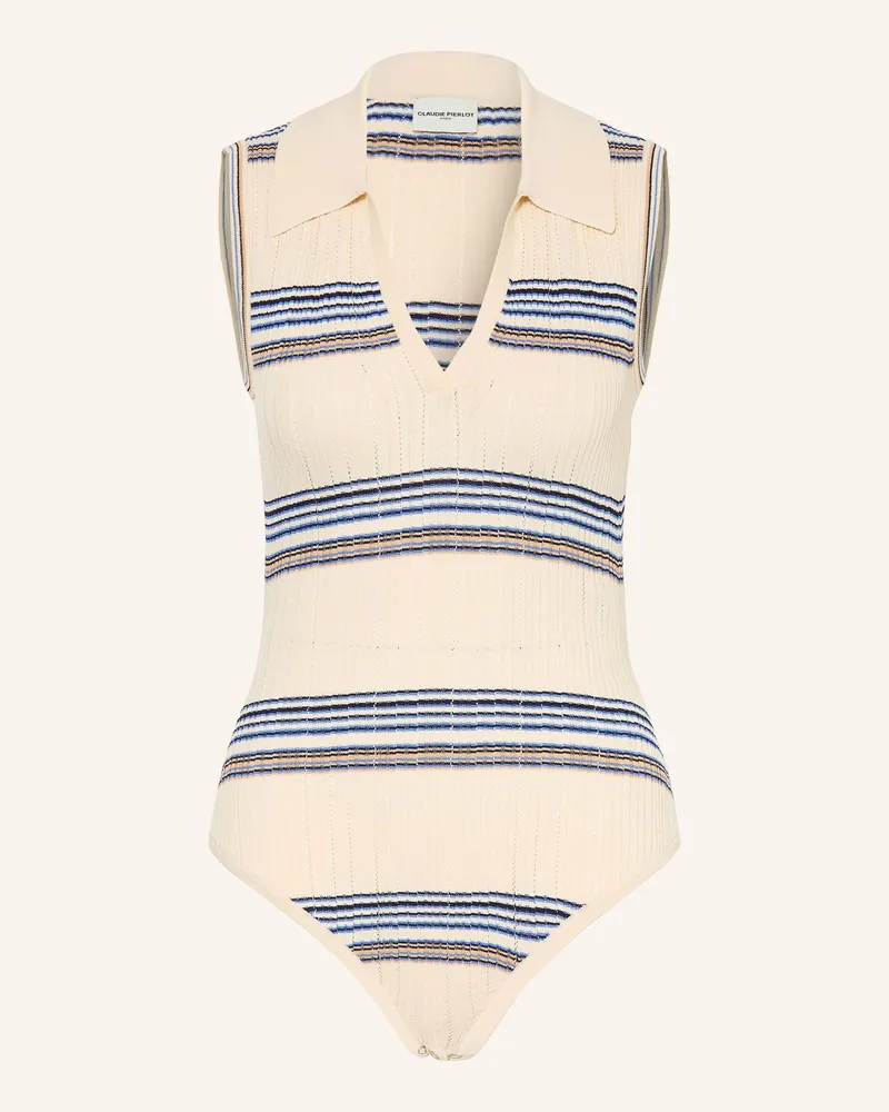 Claudie Pierlot Strickbody Hellbraun
