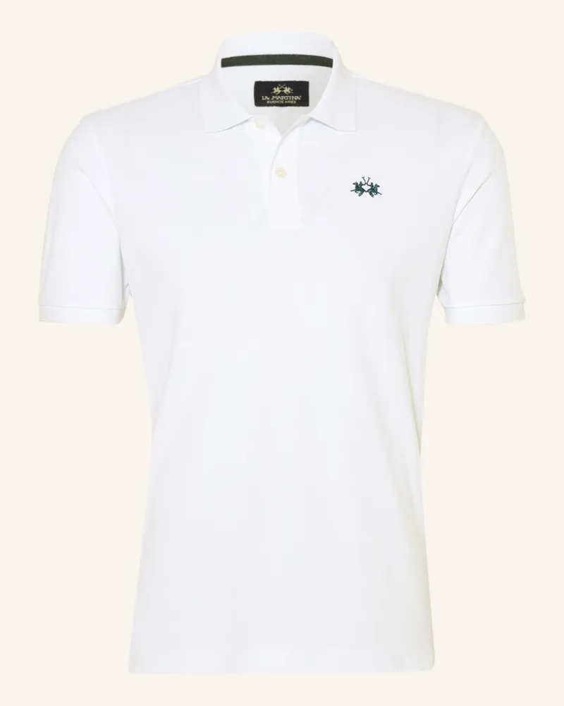 La Martina Piqué-Poloshirt Regular Fit weiss Weiss