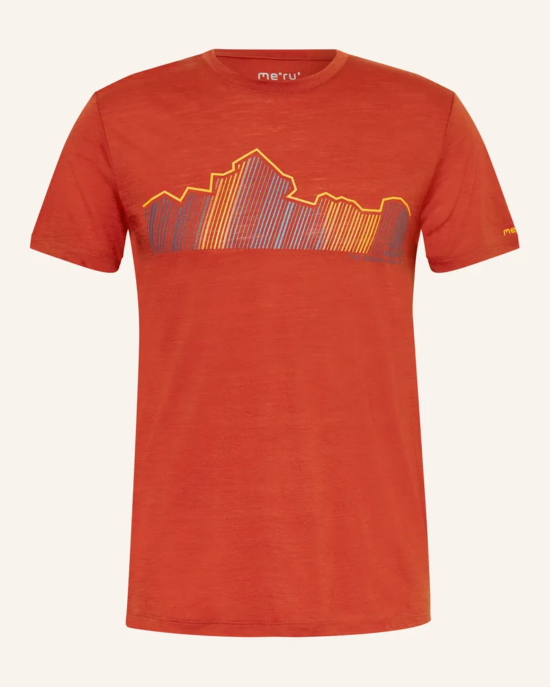 me°ru' T-Shirt LAHOLM Dunkelrot