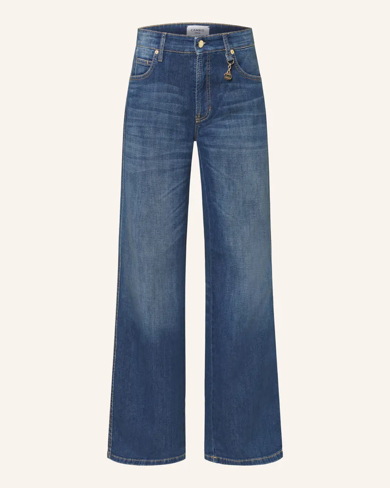 Cambio Flared Jeans Aimee blau 5058