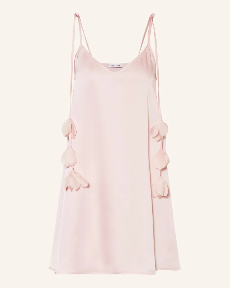 Mrs & HUGS Cocktailkleid rosa Rosé