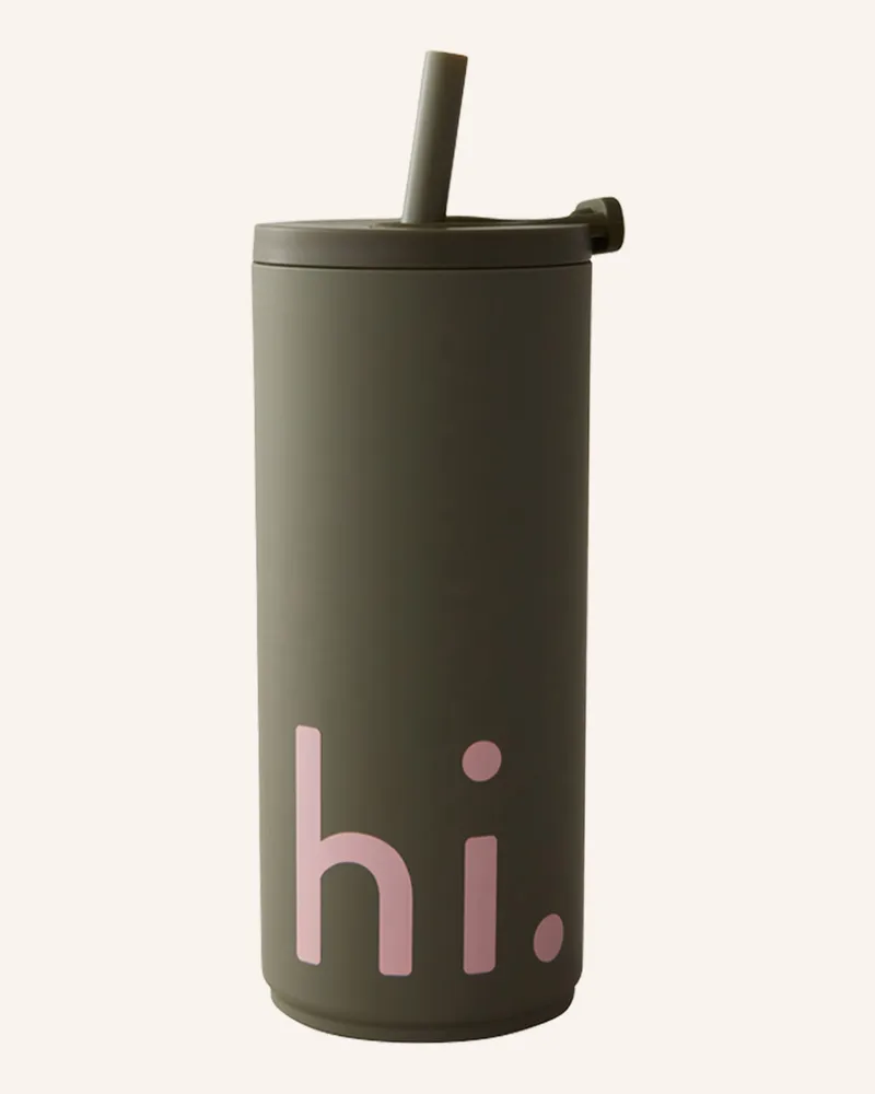 DESIGN LETTERS To-Go-Becher gruen Oliv