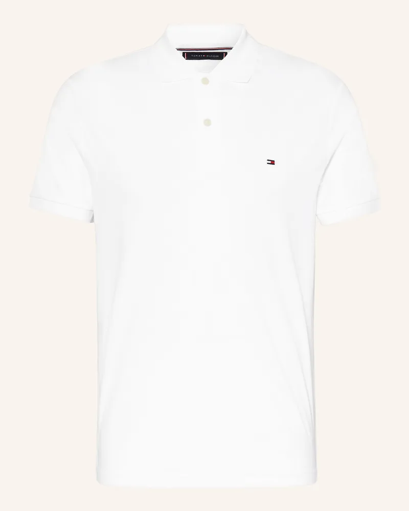 Tommy Hilfiger Jersey-Poloshirt Regular Fit Weiss