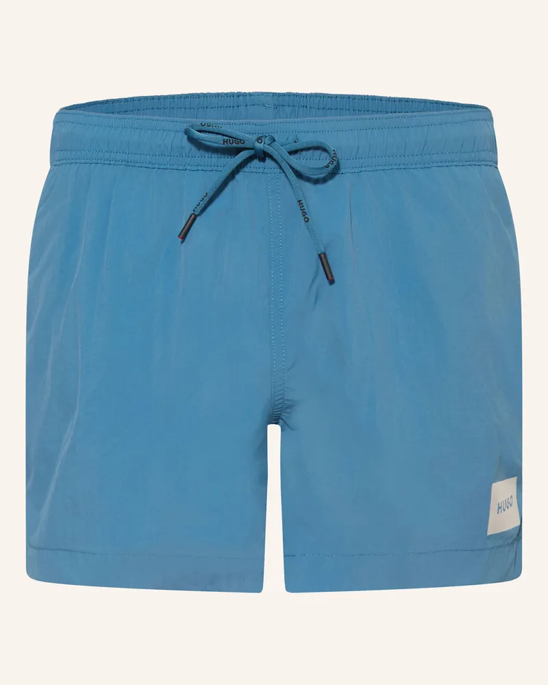 HUGO BOSS Badeshorts Dominica blau Petrol