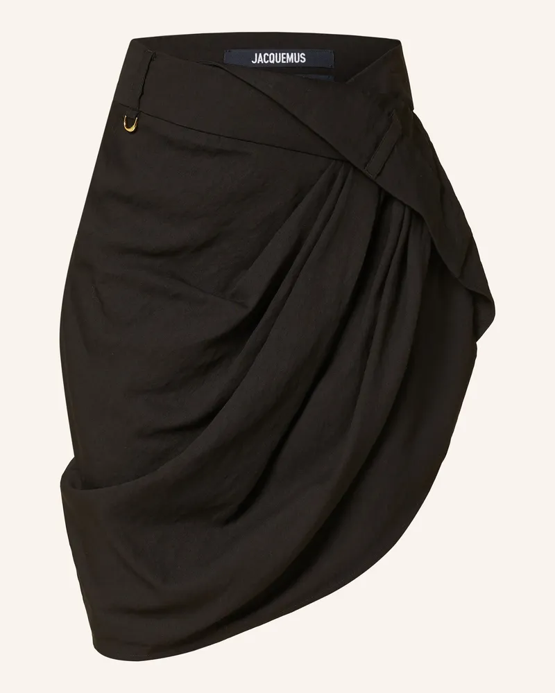 Jacquemus Rock LA MINI JUPE SAUDADE Schwarz