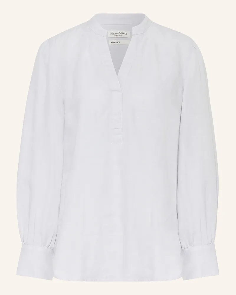 Marc O'Polo Blusenshirt aus Leinen Hellblau