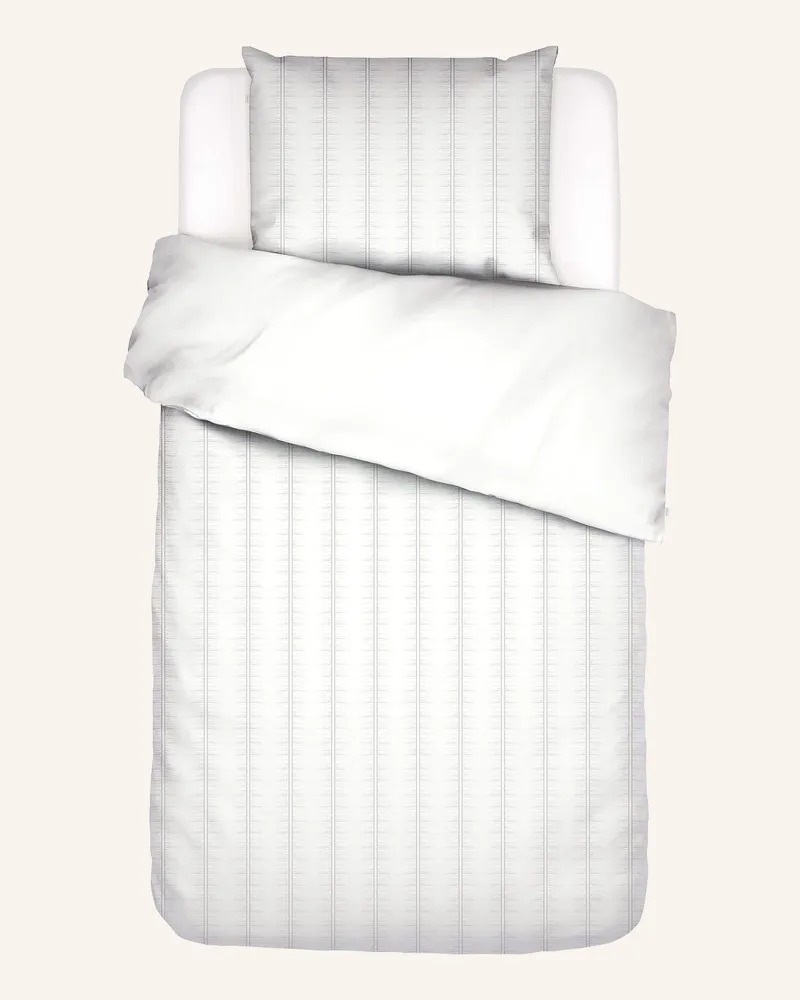 Essenza Bettwäsche Zinnia Zum Wenden weiss Weiss