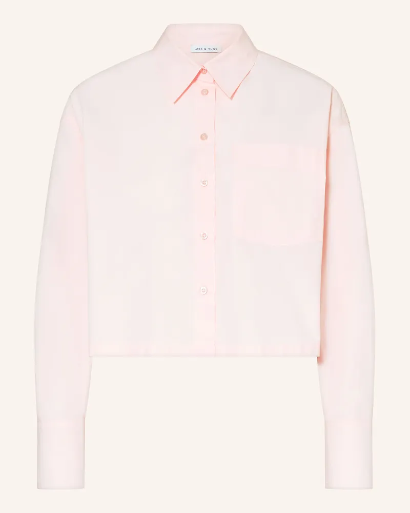 Mrs & HUGS Hemdbluse rosa Hellrosa