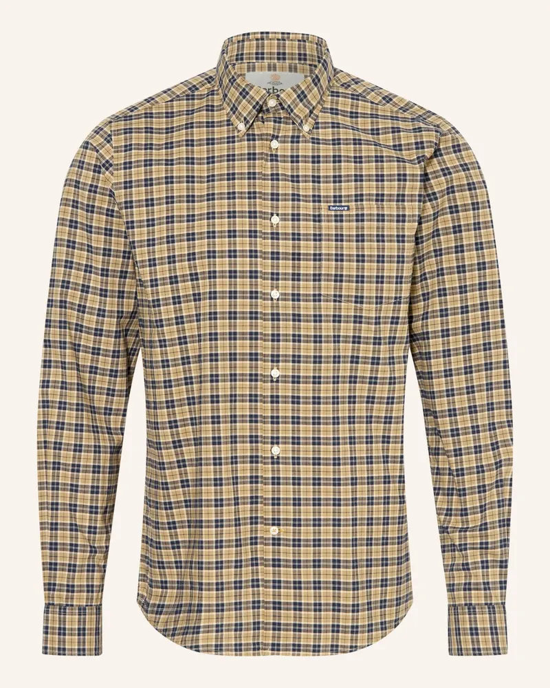 Barbour Hemd Lomond Tailored Fit beige Hellbraun