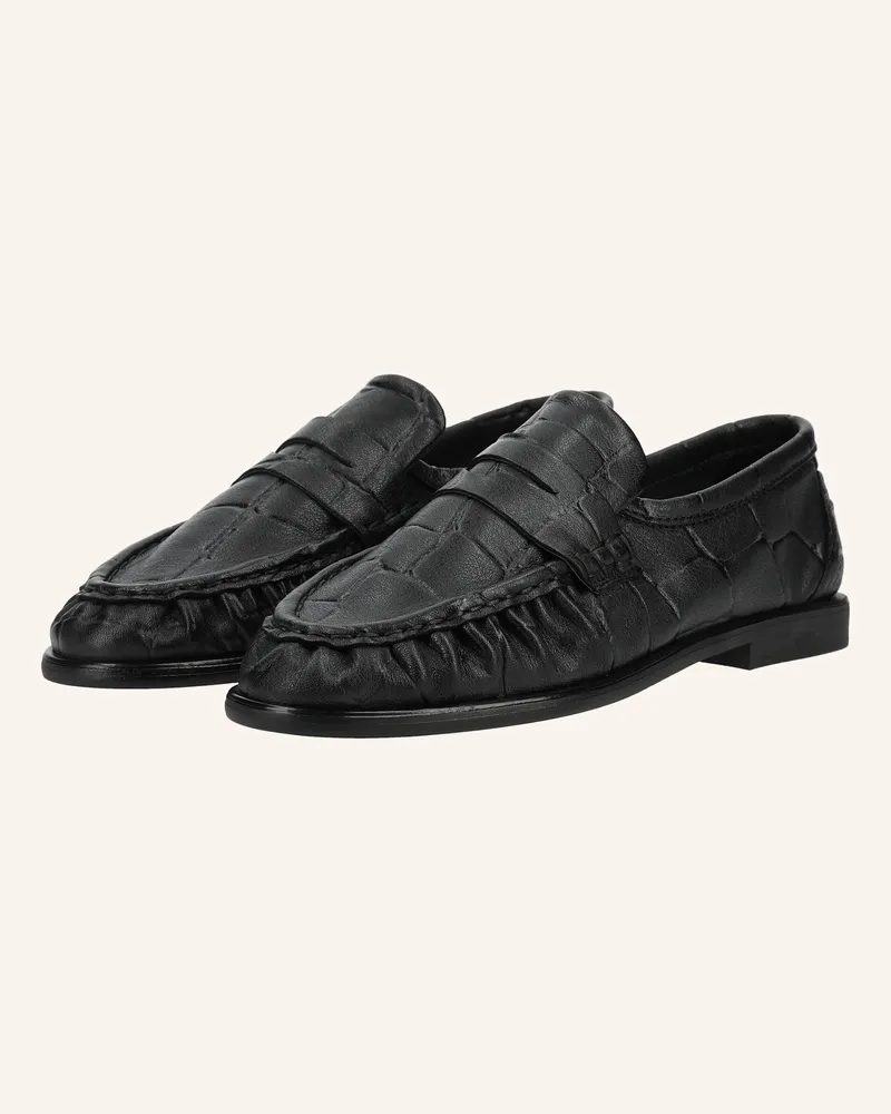 Pavement Slipper Elmira Croco schwarz Schwarz