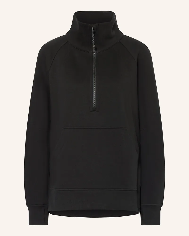 LULULEMON Oversized-Sweatshirt SCUBA OVERSIZED FUNNELL NECK Schwarz