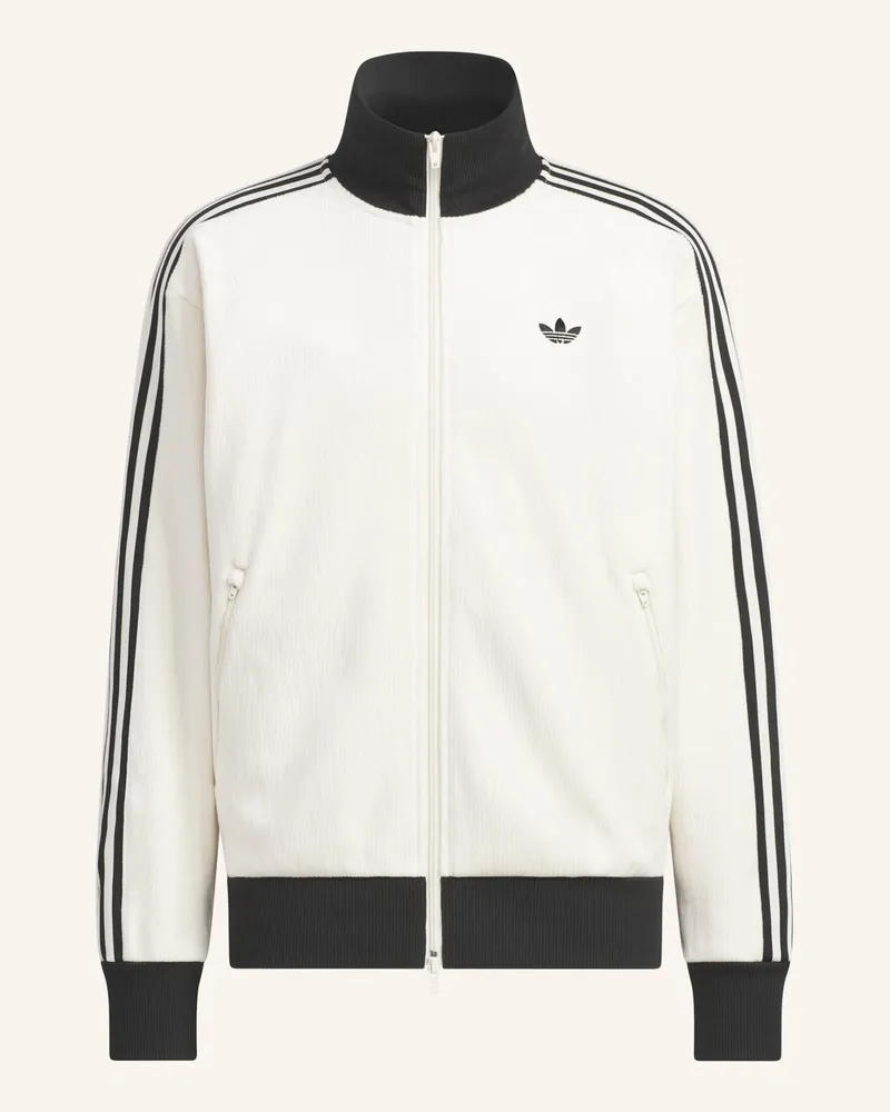 adidas Velour Classic Track Top weiss Weiss