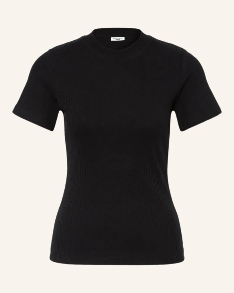 Marc O'Polo T-Shirt schwarz Schwarz