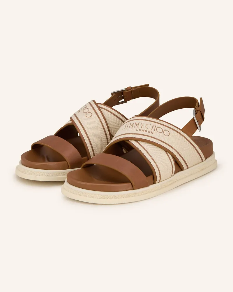 Jimmy Choo Sandalen JOA Creme