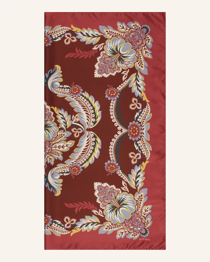 Etro Seidentuch Dunkelrot