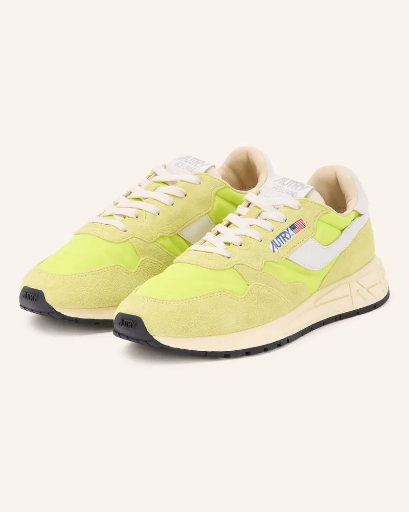 AUTRY Sneaker Reelwind Low Nc gelb Neongrün