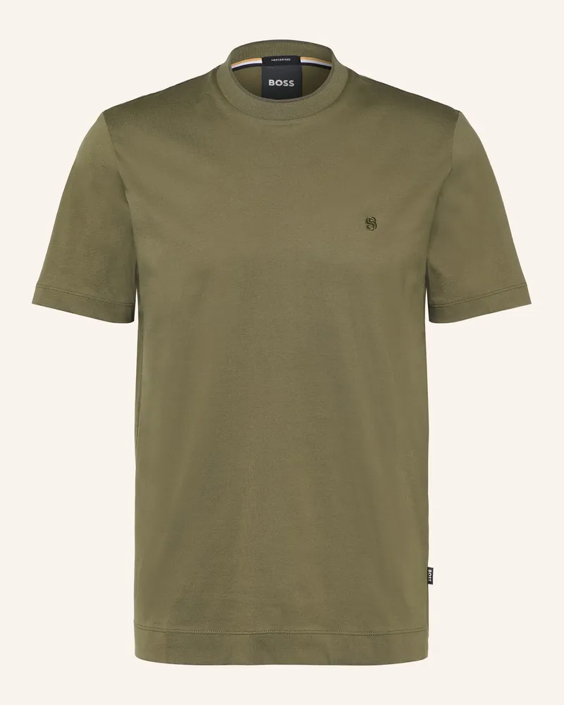 HUGO BOSS T-Shirt Taut gruen Grün