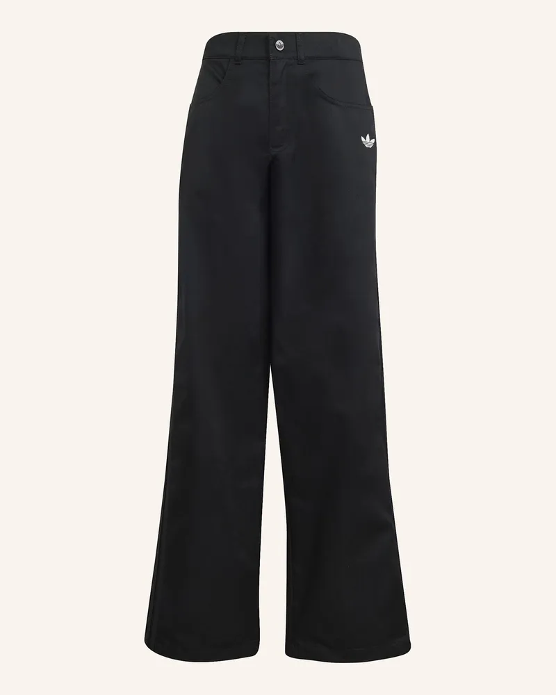 adidas Twillhose schwarz Schwarz