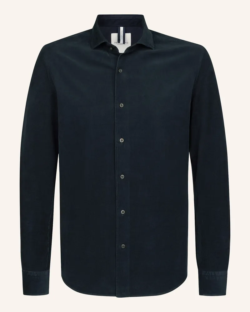 Profuomo Herren Hemd Blau