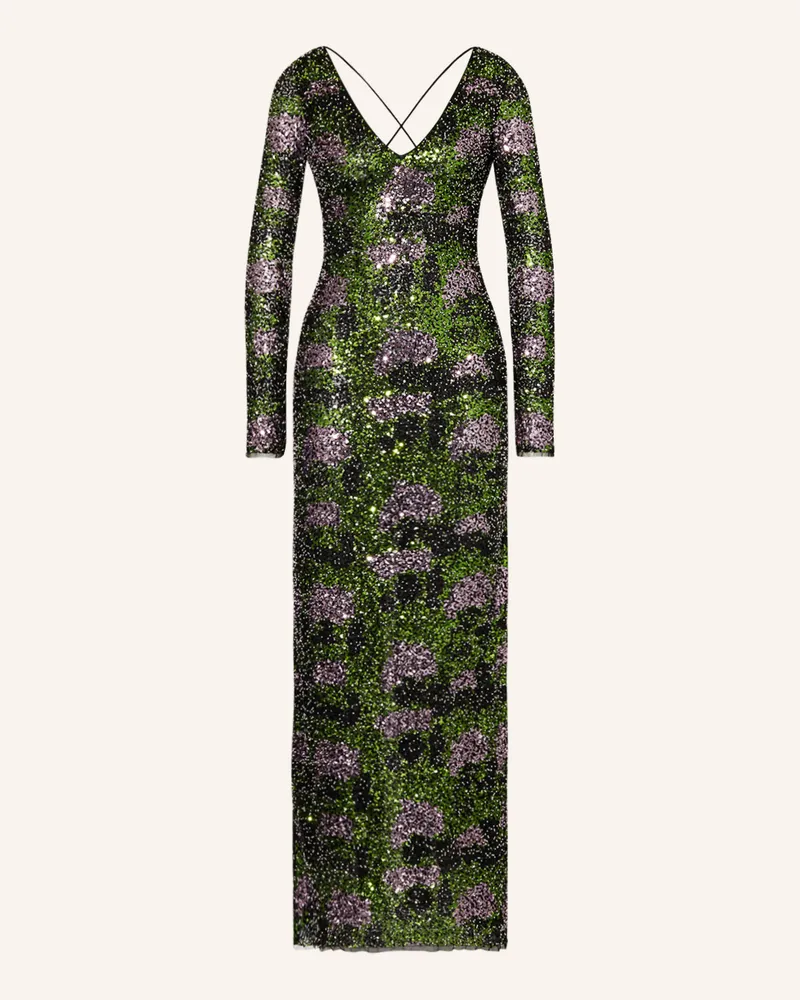 Stine Goya Kleid AILLE mit Pailletten Grün