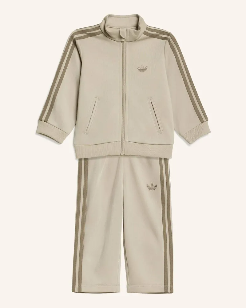 adidas Firebird Trainingsanzug beige Beige