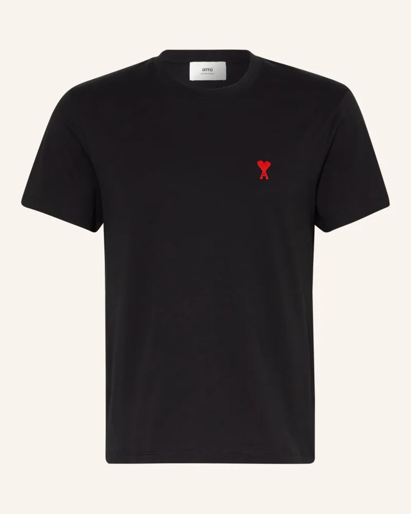 AMI Paris T-Shirt schwarz Schwarz