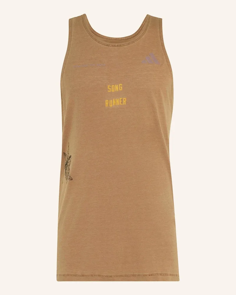 adidas Adidas Running X Song For The Mute Tanktop braun Braun