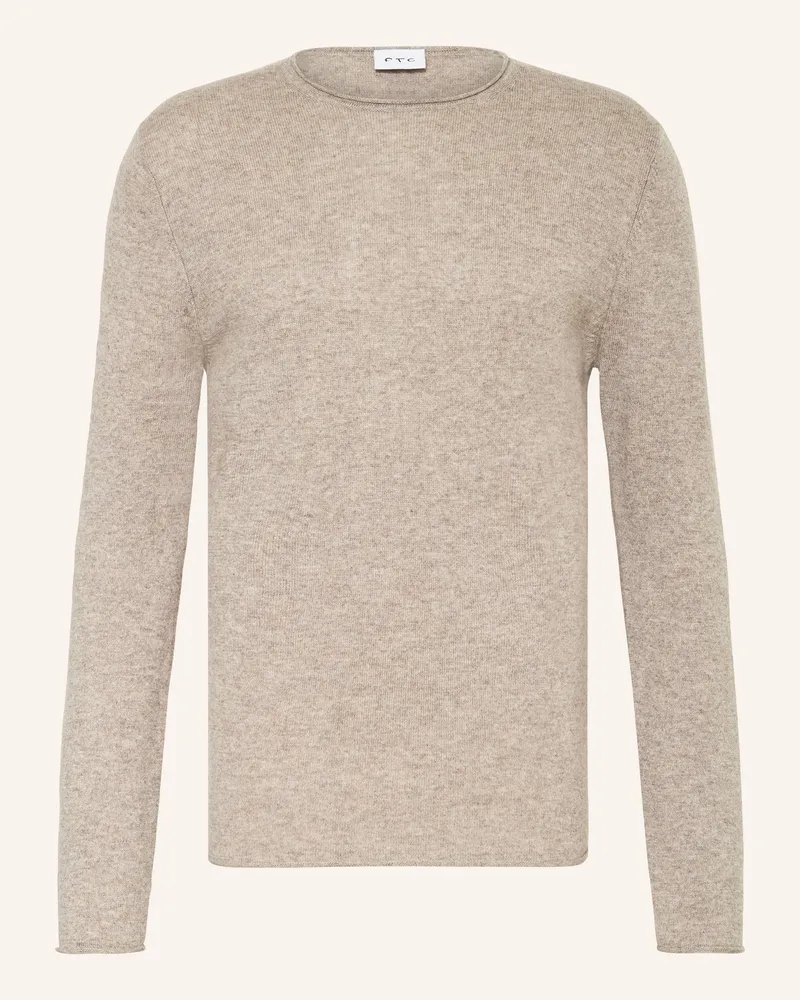FTC Cashmere Pullover mit Cashmere Braun