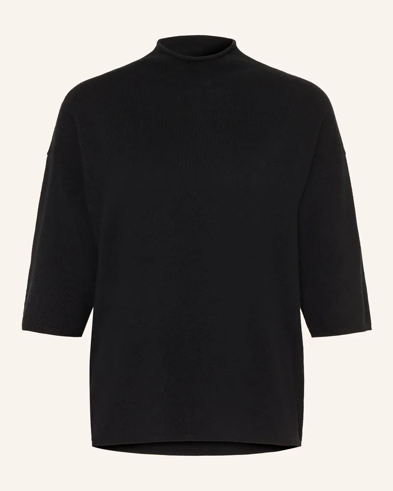Mrs & HUGS Cashmere-Pullover schwarz Schwarz