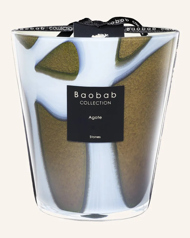 Baobab Collection Duftkerze Stones Agate braun Braun
