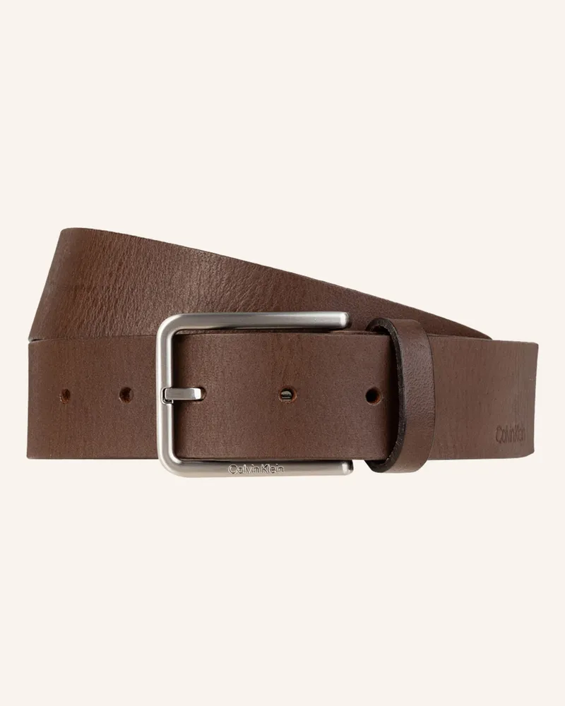 Calvin Klein Ledergürtel Braun