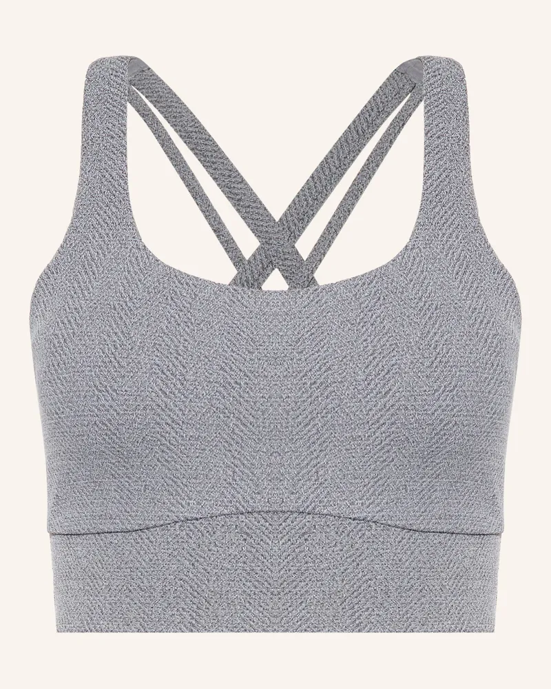 LULULEMON Sport-Bh Energy Longline blau Grau