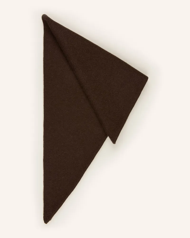 Darling Harbour Dreieckstuch Mit Cashmere braun Dark