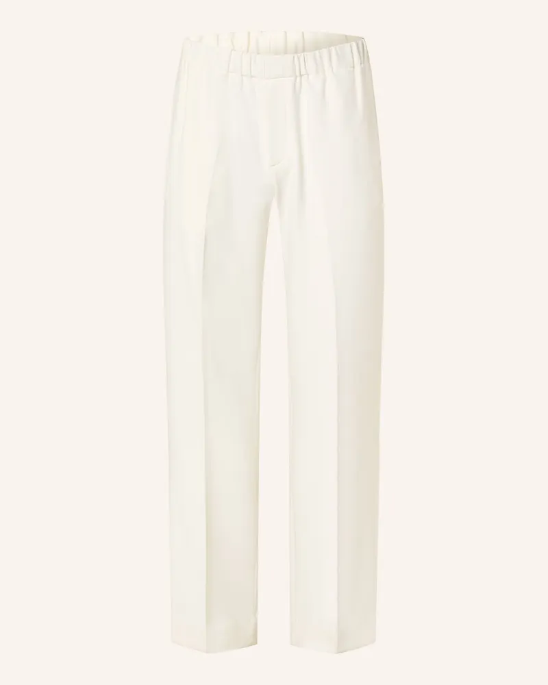 Sandro Jerseyhose Straight Fit beige Ecru