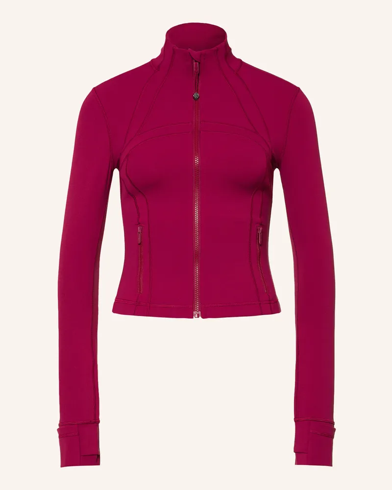 LULULEMON Trainingsjacke Define Cropped rot Fuchsia