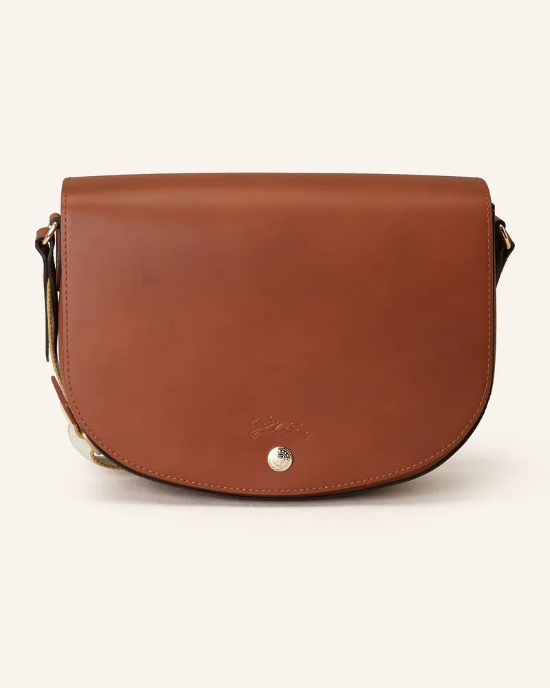 Longchamp Umhängetasche Épure Medium braun Cognac