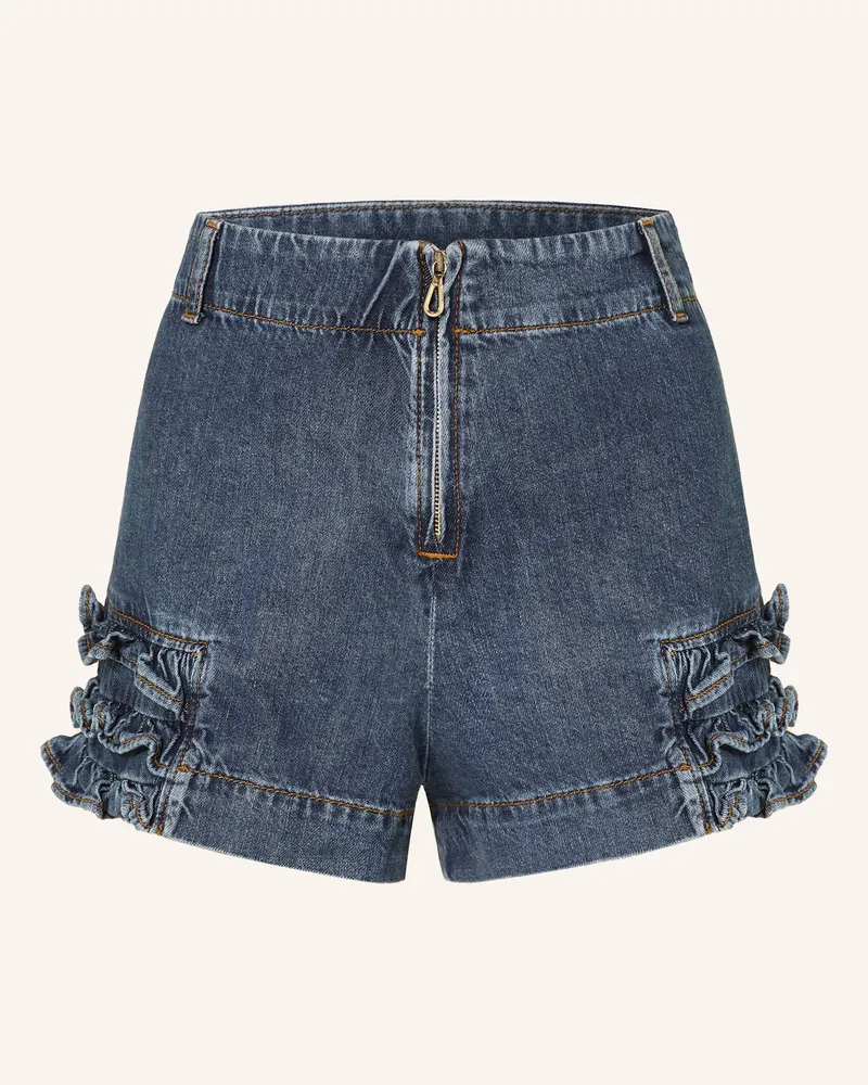 Sandro Jeanshorts mit Rüschen 4785