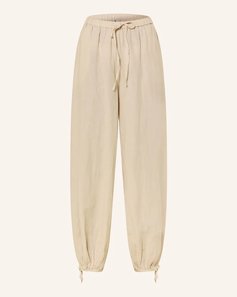 Neo Noir Hose Roxane Mit Leinen beige Beige