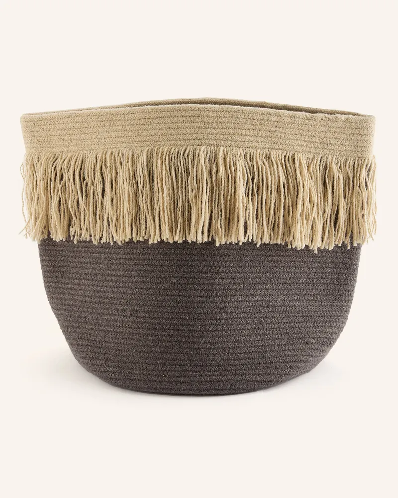 LORENA CANALS Korb Zarang Large beige Grau