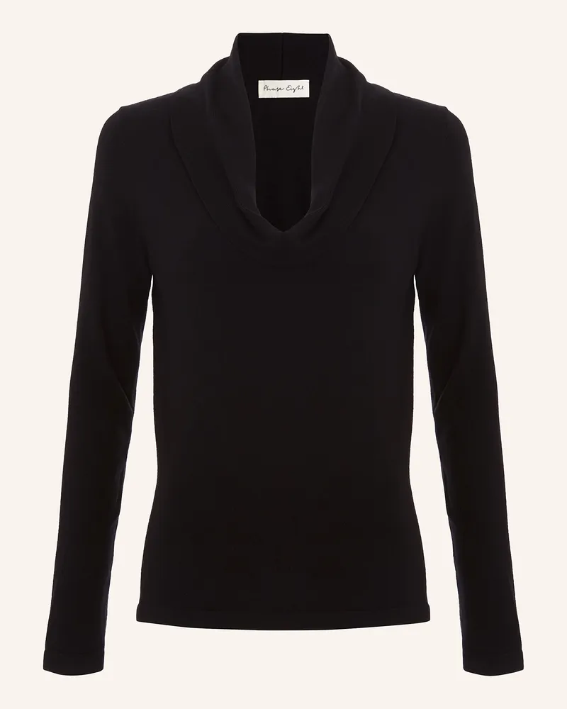 Phase Eight Rollkragenpullover Lottie schwarz Schwarz