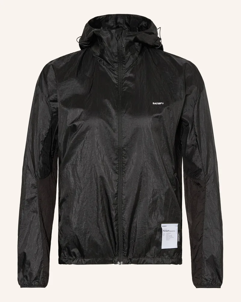 Satisfy Laufjacke Pertex Diamond schwarz Schwarz