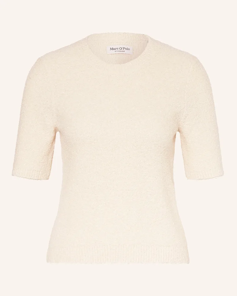 Marc O'Polo Strickshirt aus Frottee Beige
