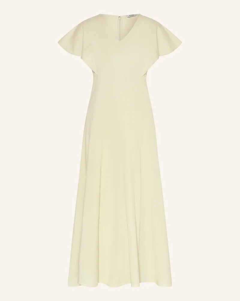 COS Jerseykleid mit Volants Hellgrün
