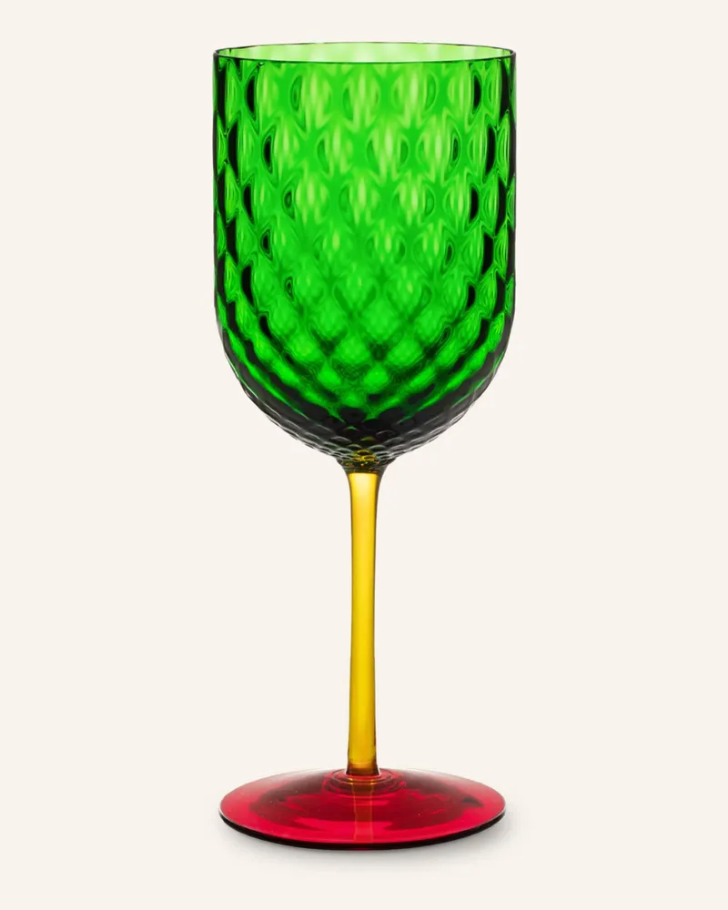 Dolce & Gabbana Casa Weinglas CARRETTO Grün